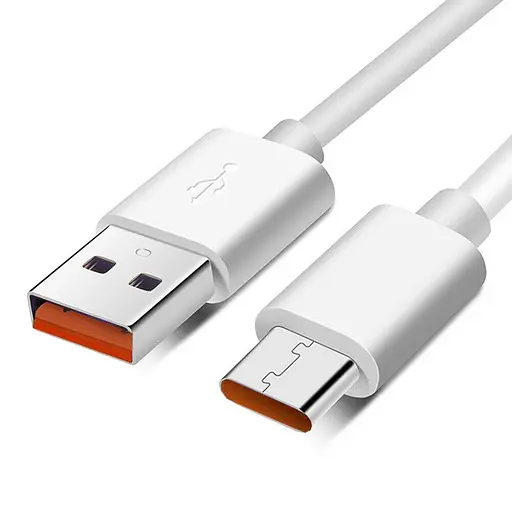 Кабель Xiaomi USB - Type-C 6A (BHR4915CN) белый - фото 1