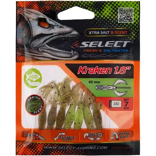 Силікон Select Kraken 1.8" #242 (7 шт/уп) - фото 2