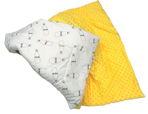 Плед з плюшем Moontime 100x80 см "Milk" - фото 1