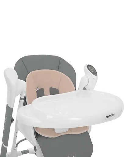 Стул-качели Carrello Cascata CRL-10303/1 Space Grey с сенсорной панелью - фото 5