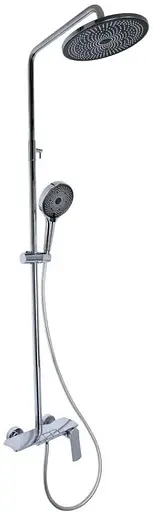 Душова система універсальна Qtap Slavonice Chrome з виливом QTSLA111CRM45904 - фото 1