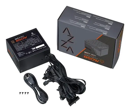Блок живлення AZZA PSAZ 850W ATX 3.1 80+ Bronze (PSAZ-850W(ATX3.1)) - фото 3