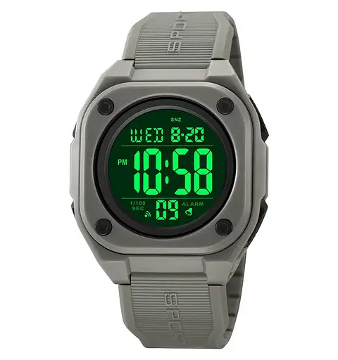 Часы мужские наручные спортивные Skmei 2160 (Серый) - фото 3