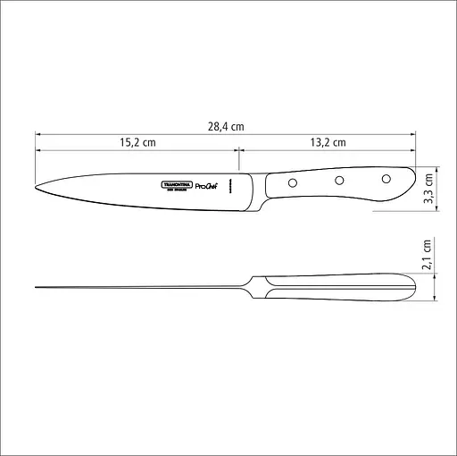 Ніж універсальний Tramontina ProChef 152 мм kuh0015728 - фото 2