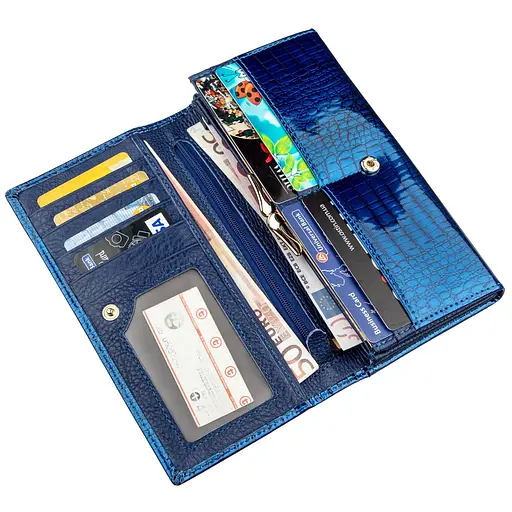 Кожаный женский кошелек ST Leather 18х9 см acs0015872 - фото 3