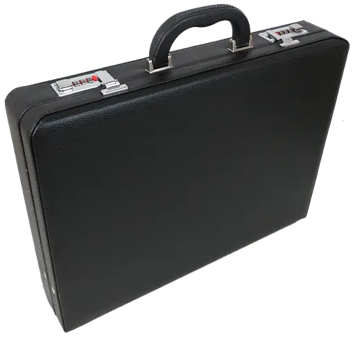 Дипломат Portfolio из эко кожи черный sum0028877 - фото 2