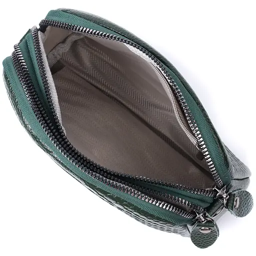 Женская сумка Vintage на два отделения из натуральной кожи 19х12х7 см sum0027016 - фото 9