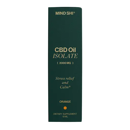 Изолят каннабидиола Mind Shi CBD Oil Isolate Orange 2000 мг 10 мл - фото 5