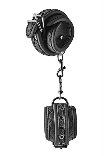 Наручники Dreamtoys Blaze Luxury Fetish Handcuffs чорний - фото 3