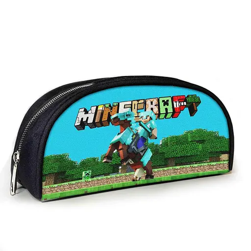 Пенал шкільний Minecraft Кріпер 23х10х8 см з принтом для хлопчика (02831)