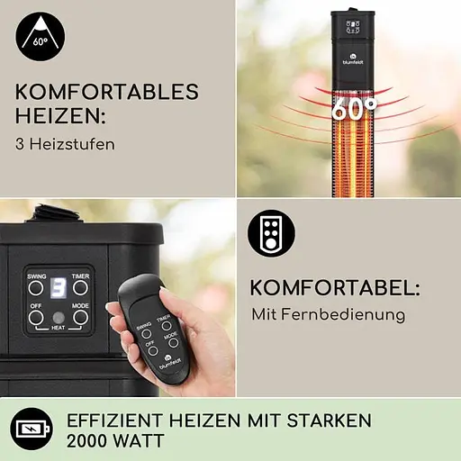 Инфракрасный обогреватель Blumfeldt Heat Guru Plus (10033691) - фото 3