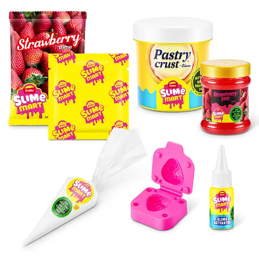 Игровой набор со слаймами Slime Mart Shopping Bag – Клубничный чизкейк (15901A) - фото 3