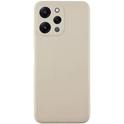 Силиконовый чехол Epik Candy Full Camera для Xiaomi Redmi 12 Бежевый / Antique White