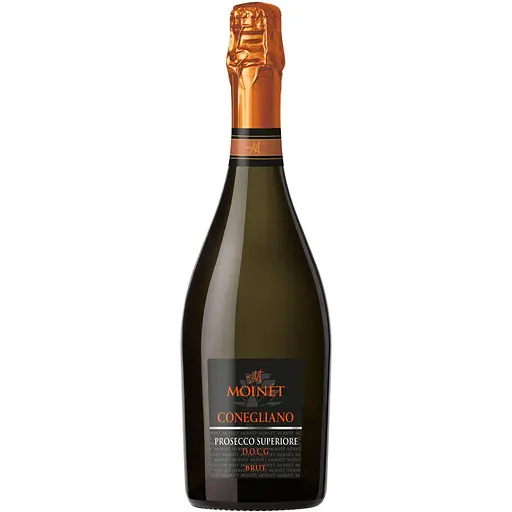 Вино игристое Moinet Conegliano Prosecco Superiore DOCG белое брют 0.75 л х6 шт. - фото 2