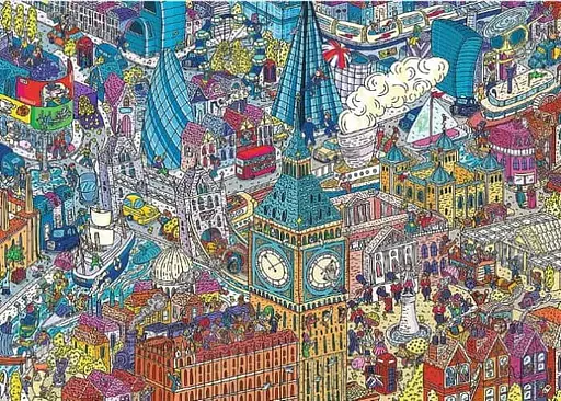 Пазл Trefl Безмежна колекція. Місто в деталях: Лондон 1000 ел. (10750) - фото 2