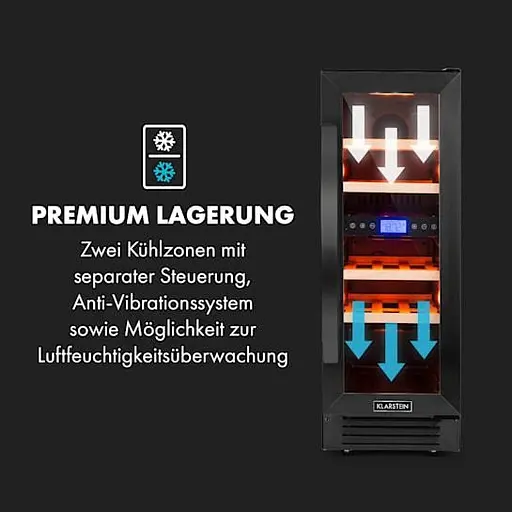 Холодильник винний KLARSTEIN Vinovilla 17(10034154) - фото 2