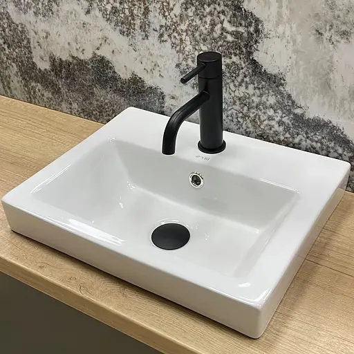 Умивальник VBI Acquaro S white врізний VBI-018056, Білий - фото 1