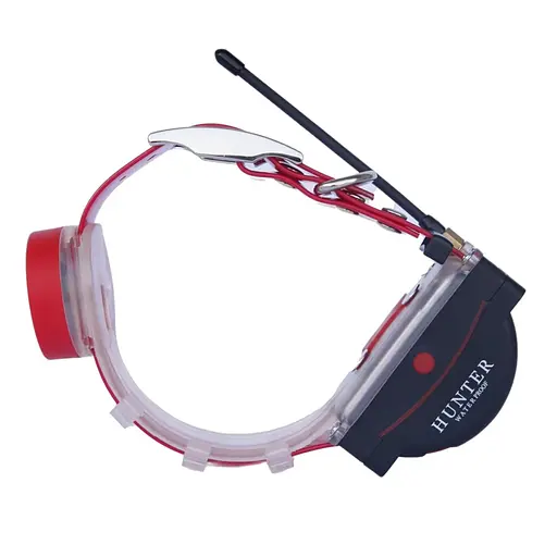 Нашийник з GPS для мисливських собак HUNTER APP-100 PRO, водонепроникний, червоний