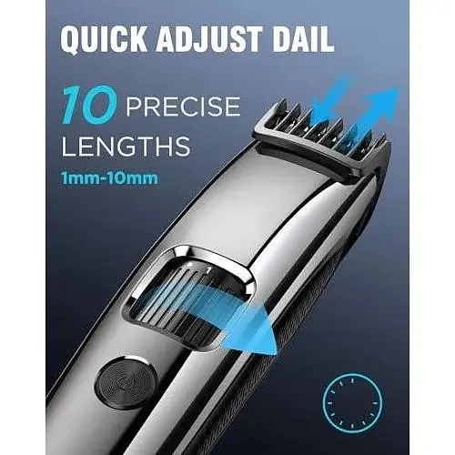 Триммер для бороды для мужчинс колесом для зума (1-10 мм) - фото 3