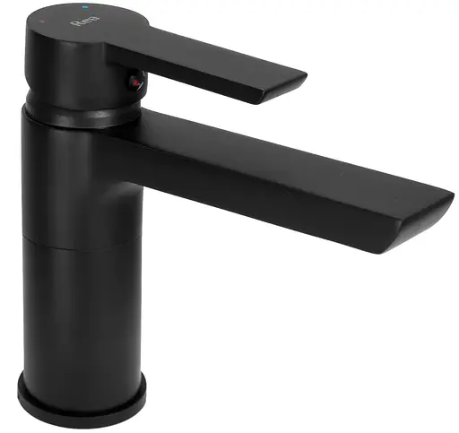 Змішувач для умивальника Rea Argus низький black REA-B6210 Чорний матовий - фото 2