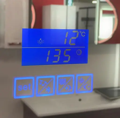 Дзеркало Dusel DE-M1091 ​​75x100, Білий - фото 6