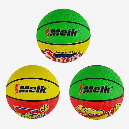 М’яч баскетбольний, 510-530 г, матеріал PVC, розмір №7 (В асортименті) - фото 2