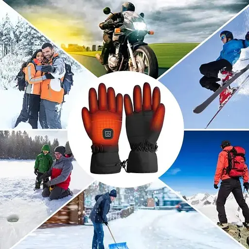 Перчатки с подогревом Luckstone WarmSpace HE400 на батарейках размер L - фото 8