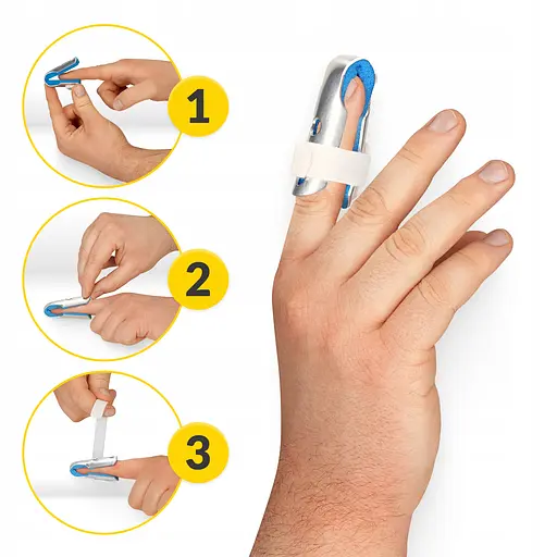 Фіксатор (бандаж) для пальця руки 4FIZJO MED 1 шт Size S (P-5905973407397) - фото 8