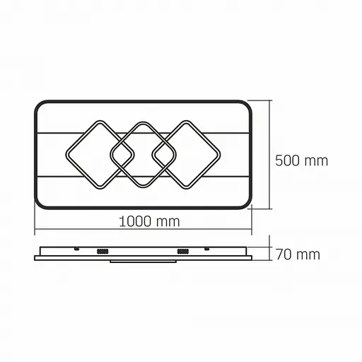 LED світильник функціональний Videx DECORA 80W VL-CLD-998-TT - фото 3