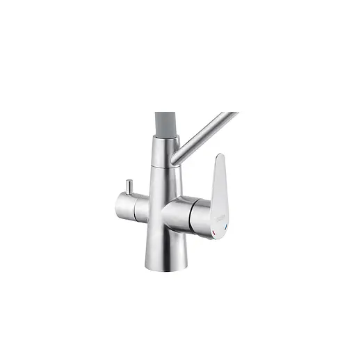 Змішувач для кухні з підключенням до фільтру Kroner KRP Edelstahl Klassisch - ESG03817GRA CV027937 Нержавіюча сталь - фото 5