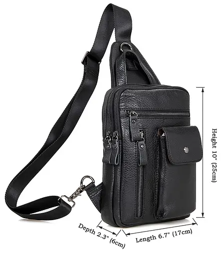 Чоловіча шкіряна сумка Vintage 17х25х6 см sum0012427 - фото 3