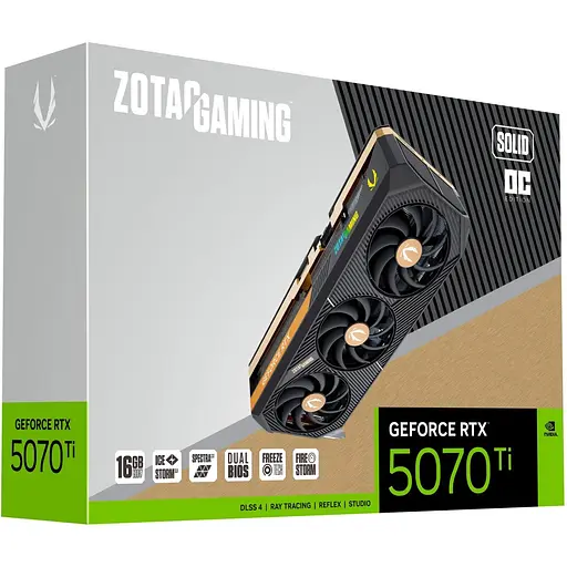 Видеокарта Zotac Gaming GeForce RTX 5070 Ti SOLID OC (ZT-B50710J-10P) EU [132415] - фото 7