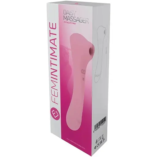Вакуумный клиторальный стимулятор Femintimate Daisy Massager Pink - фото 5