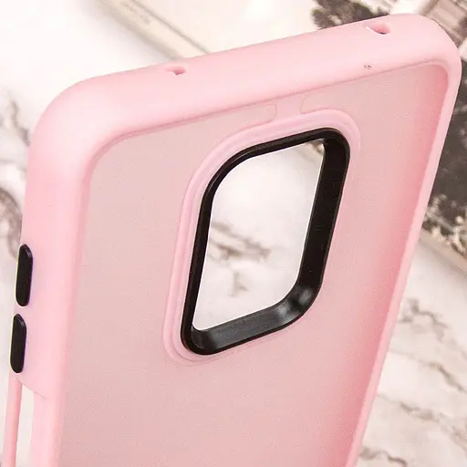Чохол TPU+PC Lyon Frosted для Xiaomi Redmi Note 9s / Note 9 Pro / Note 9 Pro Max Pink - фото 5