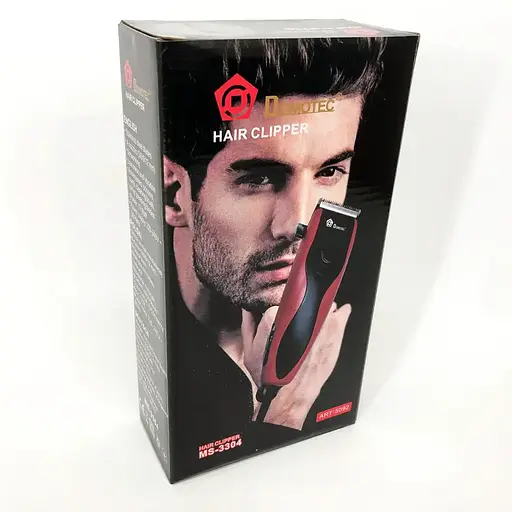 Машинка для стрижки волос Domotec MS 3304 сетевая 4 насадки 3,6,9,12 мм нержавеющая сталь 12 Вт Черный - фото 8