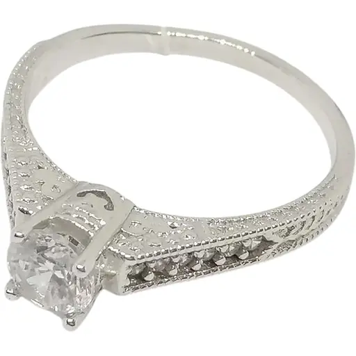 Серебряное кольцо Qvaliz с фианитами. 901-00216 17,5