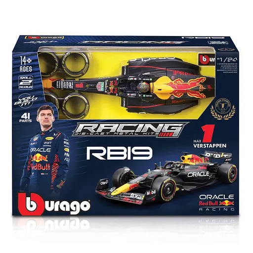 Авто-конструктор Oracle Red Bull Racing RB19 Bburago 18-28507 масштаб 1:24  - фото 10