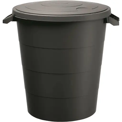 Бак для сміття Prosperplast Smooth 120 л чорний