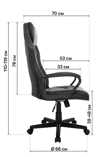 Геймерское кресло GT Racer черное с зеленым (X-2640 Black/Green) - фото 11