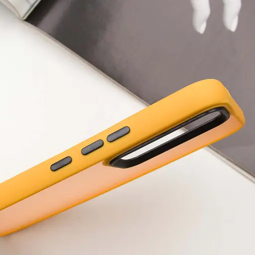 Чехол TPU/PC Lyon Frosted для Samsung Galaxy A54 5G Orange - фото 5