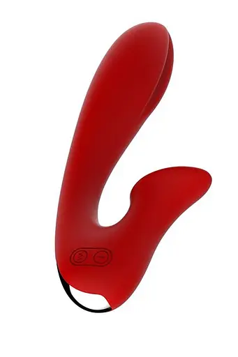 Вібромасажер Dreamtoys Revolution Iris 20 см червоний - фото 4