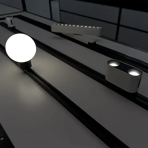 Магнітний світильник Skarlat RCZ-MZ02 2x5W WH+BK 4000K - фото 10