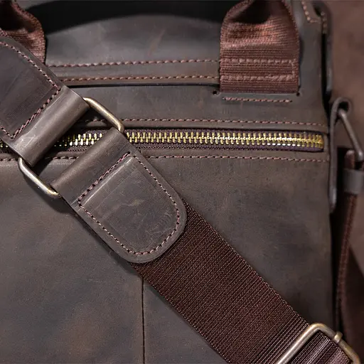 Чоловіча шкіряна сумка SHVIGEL 19х23х6 см sum0012502 - фото 9