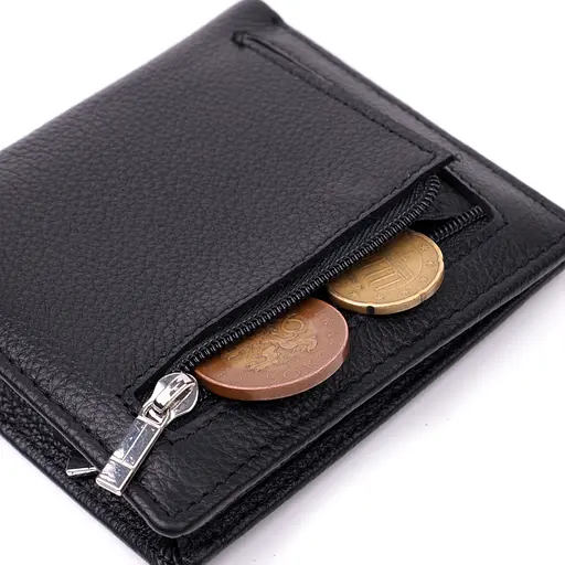 Кожаный женский кошелек ST Leather 9.5х10.5х1.5 см acs0028377 - фото 5