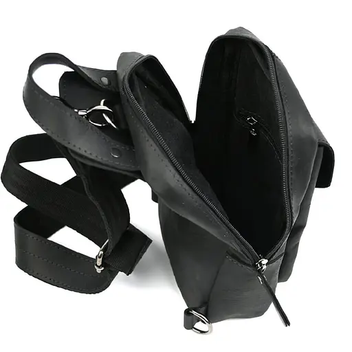 Мужской нагрудная сумка слинг рюкзак на одно плечо LIMARY 29х16х8 см sum0028206 - фото 6