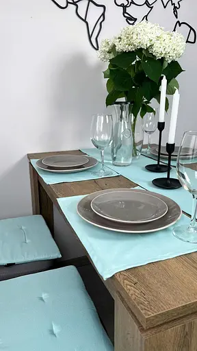 Комплект Дорожка водоотталкивающая Тиффани однотон 340х40 см 4 шт. - фото 5