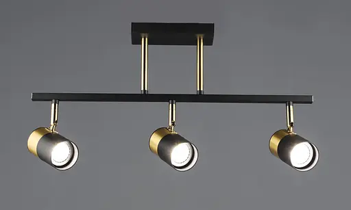 Люстра -спот з поворотним механізмом B N6664/3 BK+COP