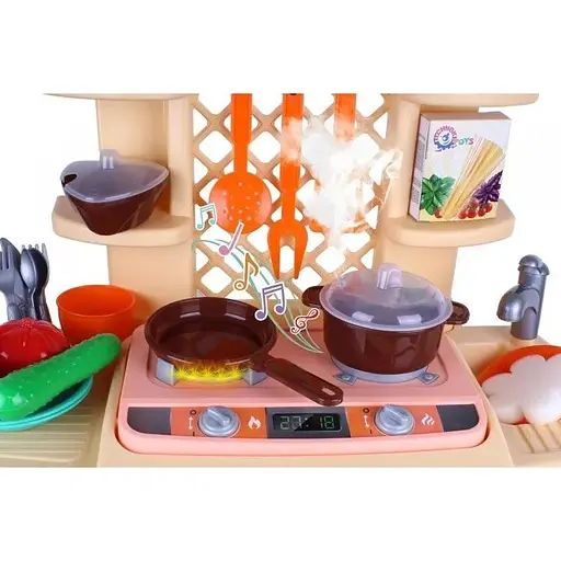 Детский кухонный набор Technok Toys для девочки с электронным модулем "Кухня ТехноК" (5637) - фото 3