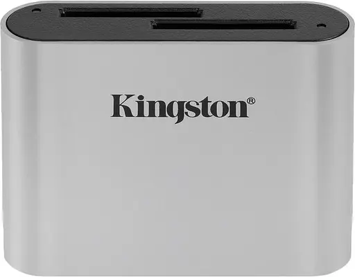 Кардрiдер Kingston iдер Workflow Dual-Slot SDHC/SDXC UHS-II Card Reader (WFS-SD) - фото 1