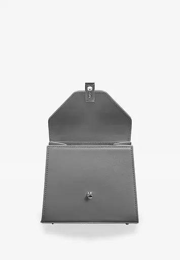 Жіноча шкіряна сумка Futsy Сіра - фото 4